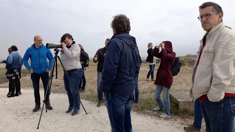 On excursion on the island of Fanø. Nationalpark Vadehavet.